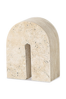 Beige Travertine Arched Sculpture | Liang & Eimil Dolmi | Oroatrade.com
