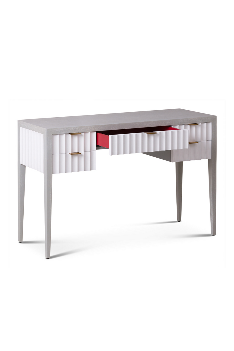 Scalloped 5-Drawer Console Table | Liang & Eimil Malibu | Oroatrade.com
