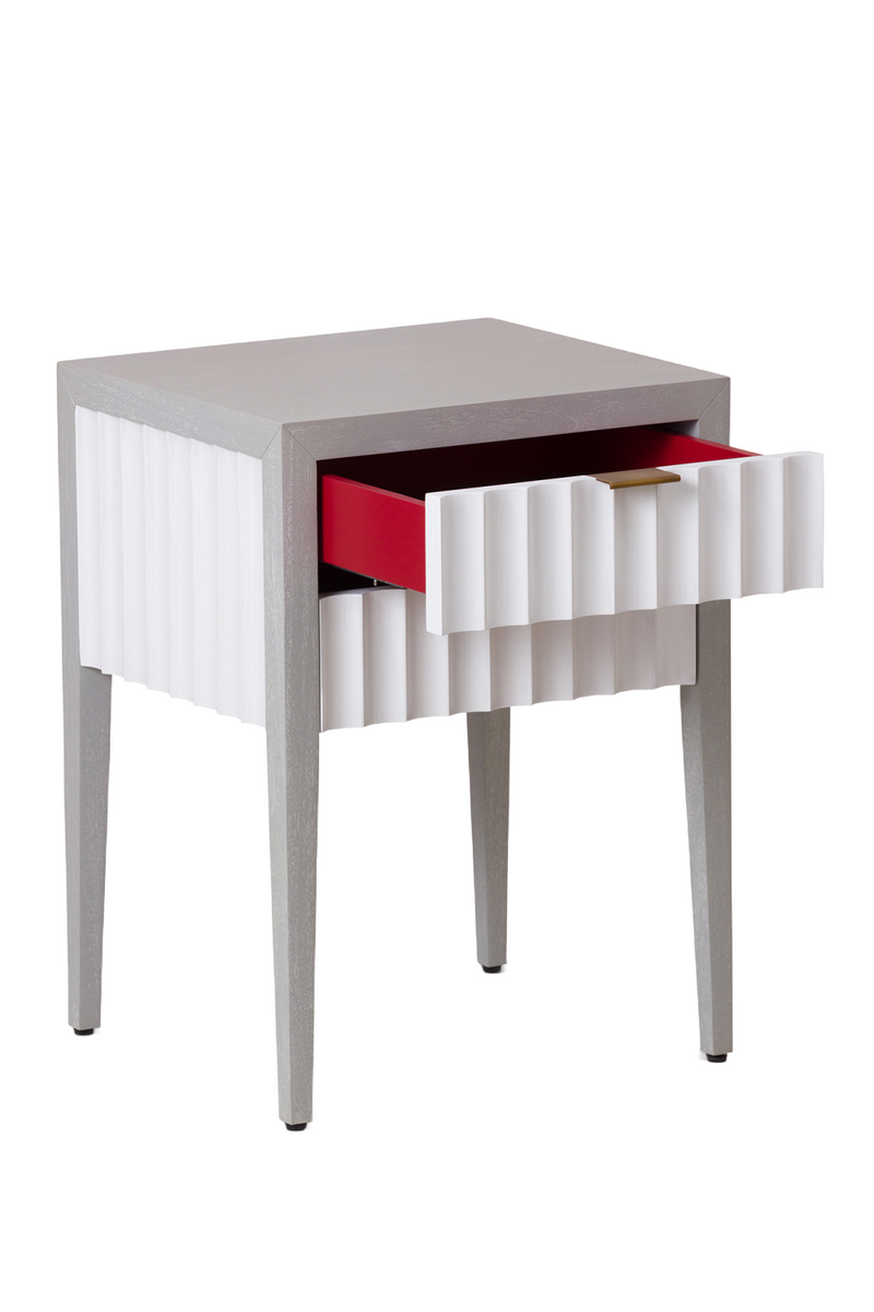 Scalloped 2-Drawer Bedside Table | Liang & Eimil Malibu | Oroatrade.com