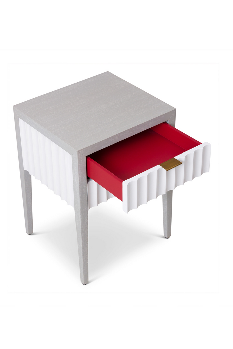 Scalloped 2-Drawer Bedside Table | Liang & Eimil Malibu | Oroatrade.com