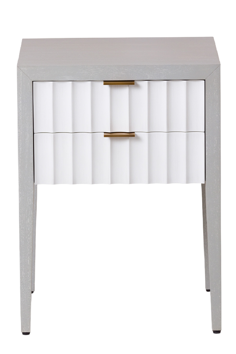 Scalloped 2-Drawer Bedside Table | Liang & Eimil Malibu | Oroatrade.com