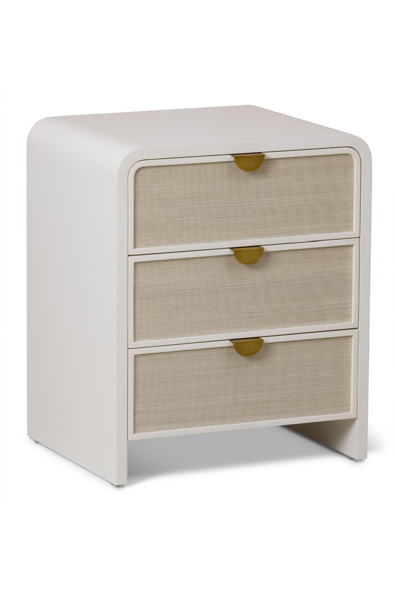 White 3-Drawer Bedside Table | Liang & Eimil Venice | Oroatrade.com