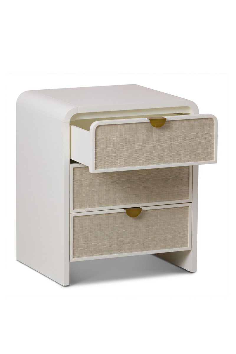 White 3-Drawer Bedside Table | Liang & Eimil Venice | Oroatrade.com