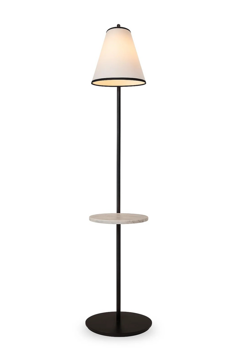 White Linen Shade Floor Lamp | Liang & Eimil Edgar | Oroatrade.com