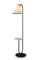 White Linen Shade Floor Lamp | Liang & Eimil Edgar | Oroatrade.com