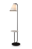 White Linen Shade Floor Lamp | Liang & Eimil Edgar | Oroatrade.com