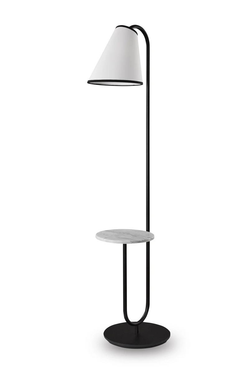 White Linen Shade Floor Lamp | Liang & Eimil Edgar | Oroatrade.com