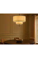 Layered White Linen Pendant Lamp | Liang & Eimil Aris | Oroatrade.com