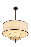 Layered White Linen Pendant Lamp | Liang & Eimil Aris | Oroatrade.com