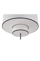 Layered White Linen Pendant Lamp | Liang & Eimil Aris | Oroatrade.com