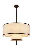 Layered White Linen Pendant Lamp | Liang & Eimil Aris | Oroatrade.com