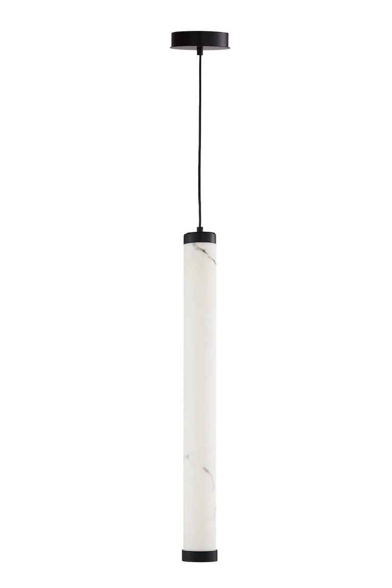 Alabaster Effect Tube Pendant Lamp | Liang & Eimil Abaco | Oroatrade.com