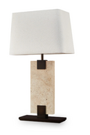 Travertine Base Table Lamp | Liang & Eimil Madison | Oroatrade.com
