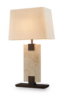Travertine Base Table Lamp | Liang & Eimil Madison | Oroatrade.com