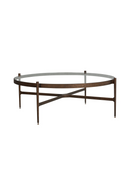 Antique Brass Framed Coffee Table | Liang & Eimil Soho | Oroatrade.com