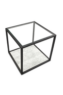 Black Textured Metal Side Table | Liang & Eimil Belmon | Oroatrade.com