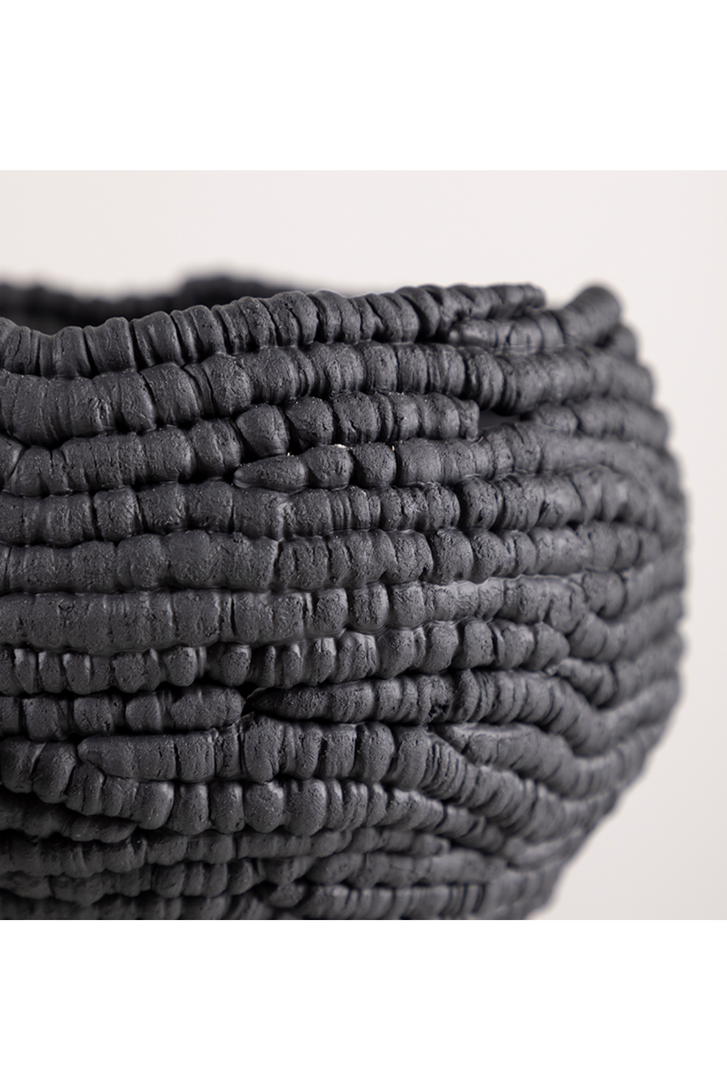 Hourglass Textured Ceramic Vase | Liang & Eimil Micah | Oroatrade.com