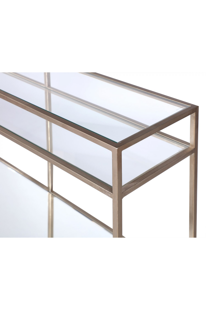 Tiered Glass Console Table | Liang & Eimil Oliver | Oroatrade.com