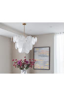 White Glass Discs Chandelier | Liang and Eimil Adagio | Oroatrade.com