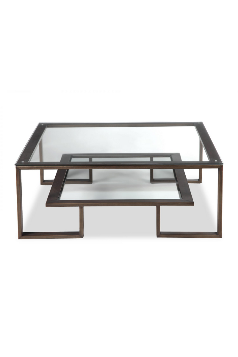 Bronze Framed Glass Coffee Table | Liang & Eimil Mayfair | Oroatrade.com