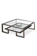 Bronze Framed Glass Coffee Table | Liang & Eimil Mayfair | Oroatrade.com