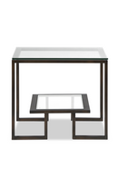 Glass Bronze Frame Side Table | Liang & Eimil Mayfair | Oroatrade.com
