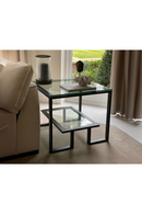 Glass Bronze Frame Side Table | Liang & Eimil Mayfair | Oroatrade.com
