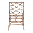 Matte Gray Rattan Dining Chairs (2) | Living Essentials Crescent