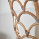 Matte Gray Rattan Dining Chairs (2) | Living Essentials Crescent