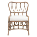 Rattan Dining Chair Set (2) | Living Essentials Caprice