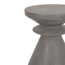 Gray Concrete Indoor/Outdoor Accent Table | Living Essentials Pawn
