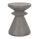 Gray Concrete Indoor/Outdoor Accent Table | Living Essentials Pawn