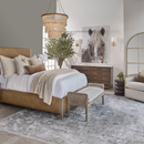 Brown Oak 8-Drawer Double Dresser | Living Essentials Cambria