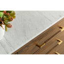 Brown Oak 8-Drawer Double Dresser | Living Essentials Cambria