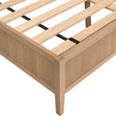 Natural Oak King Bed | Living Essentials Highland