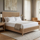 Natural Oak King Bed | Living Essentials Highland