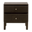 2-Drawer Oak Nightstand S | Living Essentials Highland