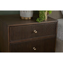 2-Drawer Oak Nightstand S | Living Essentials Highland