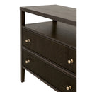 2-Drawer Oak Nightstand L | Living Essentials Highland