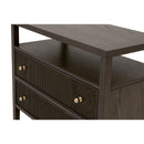2-Drawer Oak Nightstand L | Living Essentials Highland