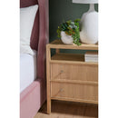 2-Drawer Oak Nightstand L | Living Essentials Highland