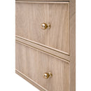 2-Drawer Oak Nightstand L | Living Essentials Highland