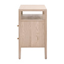 2-Drawer Oak Nightstand L | Living Essentials Highland