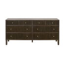 8-Drawer Oak Double Dresser | Living Essentials Highland