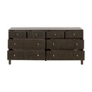 8-Drawer Oak Double Dresser | Living Essentials Highland