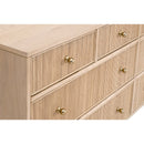 8-Drawer Oak Double Dresser | Living Essentials Highland