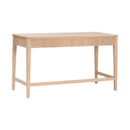 Natural Oak 3-Drawer Desk | Living Essentials Highland