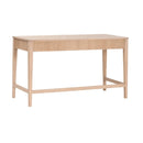 Natural Oak 3-Drawer Desk | Living Essentials Highland