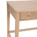Natural Oak 3-Drawer Desk | Living Essentials Highland