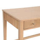 Natural Oak 3-Drawer Desk | Living Essentials Highland